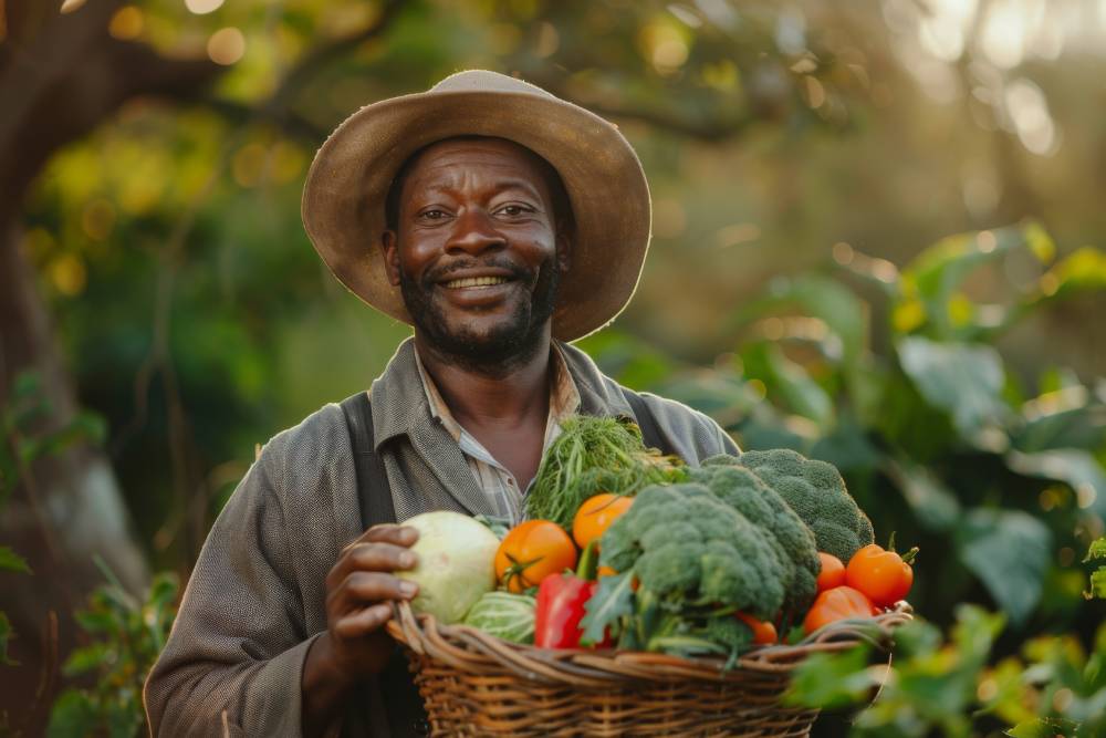 Agricultural TVET graduate at work